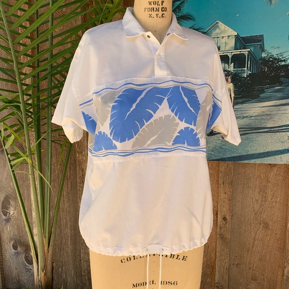 Vintage Forum Hawaiian print sport unisex pullover - Picture 1 of 3